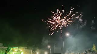 Impresionante recibimiento con fuegos artificiales para los campeones de Aldosivi en el Puerto [upl. by Sanders]