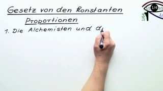 Gesetz von den konstanten Proportionen 910  Chemie  Allgemeine und anorganische Chemie [upl. by Rebeca170]