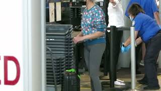 TSA pat down on a woman [upl. by Joanie810]