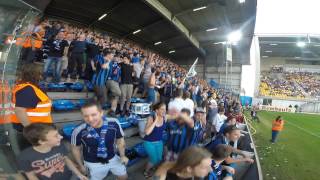 Waasland Beveren  Club Brugge North Fanatics 260714 [upl. by Eintruok]