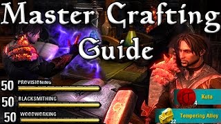 TOP 20 MASTER CRAFTING TIPS in ESO Elder Scrolls Online tips for PC Xbox One PS4 [upl. by Lait]