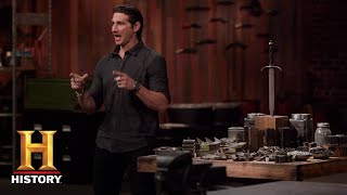 Forged in Fire Damascus Patterned Blades Season 5 Episode 8  History [upl. by Craven780]