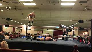 Evolution Wrestling Heavyweight championship match Iestyn Rees vs Joseph Miller [upl. by Ruddie]