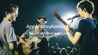 Als ich ein Kind war  AnnenMayKantereit Live in Berlin [upl. by Aulea377]