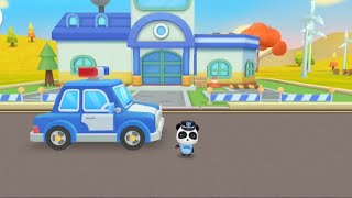 Police Car and PolicemanCars forKids  Kids Cartoon BabyBus [upl. by Egreog]