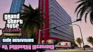 Grand Theft Auto Vice City Definitive Edition  All Property Locations [upl. by Eirojram]