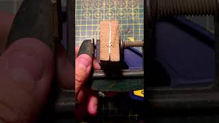 Making a wooden knife sheath from scrap wood knifesheath knifemakinguk bushcraft bushcraftuk [upl. by Htes747]