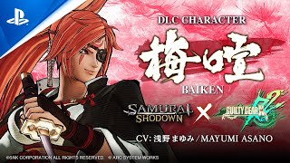 Samurai Shodown  Baiken DLC Character Trailer  PS4 [upl. by Ahtinak]