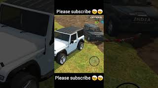 THAR power 😈🔥🔥 automobile thar offroading scorpio cartooncharacter indiancarsgame viralvideo [upl. by Mattie]