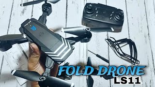 FOLD DRONE LS11 DRONE MURAH 2024 250000 AN [upl. by Snodgrass605]