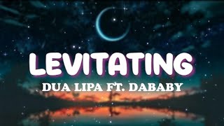 Dua Lipa  Levitating Lyrics video [upl. by Atiuqcir]