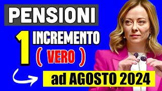 PENSIONI 👉 ECCO IL PROSSIMO quotAUMENTOquot REALE AD AGOSTO DOPO LA 14ESIMA❗️È UFFICIALE 💰 [upl. by Kyl]