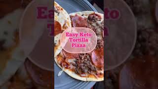 Keto Tortilla Pizza Recipe [upl. by Chaille]