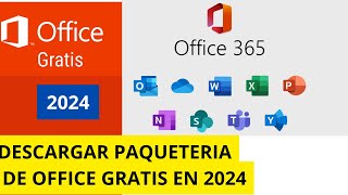 Instalar paqueteria de Office GRATIS en 2024 [upl. by Enived]