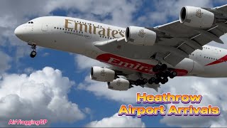 Heathrow Airport Arrivals A380 and more AirVloggingGP [upl. by Tnomel]