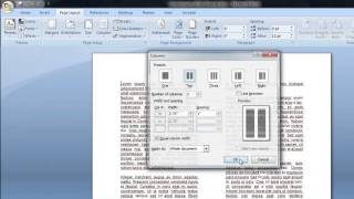 How to Change Column Spacing in Word 2010  Tech Niche [upl. by Aletha]
