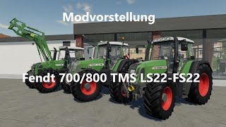 PC Live Modvorstellung Fendt 700800 TMS LS22FS22 [upl. by Leuas823]