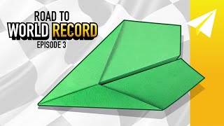 How to Make the BEST Distance Glider Paper Airplane Rival Prototype 3 — Road To World Record Ep 3 [upl. by Anees]