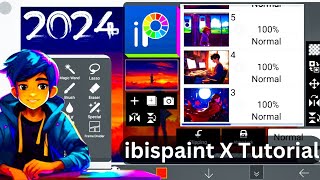 ibis paint x tutorial beginners  ibispaint x Tutorial for Beginners 2024Telugu [upl. by Ogg187]