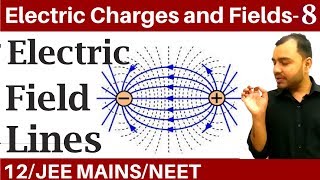 Electric Charges and Fields 08  Electric Field 5  Electric Field Lines IIT JEE MAINSNEET [upl. by Camilla81]