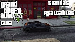 GTA V Localizacion de tiendas para robar [upl. by Verda760]