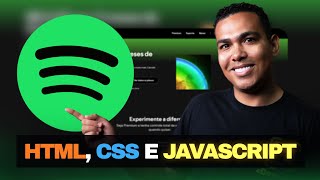 Como Criar o Spotify Usando HTML CSS E JAVASCRIPT do Zero [upl. by Gambell]