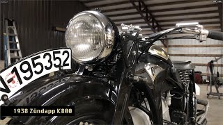 1938 Zundapp K800 [upl. by Austine510]