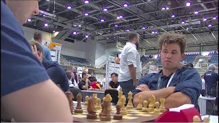 Magnus Carlsen 2832 vs Vladimir Fedoseev2692  FIDE Chess Olympiad 2024  Round 9 [upl. by Asilanom]