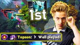 Topson is impressed with my skill this game [upl. by Adnohral751]