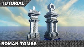 Minecraft Roman Village Tomb Tutorial amp Download [upl. by Cuyler]