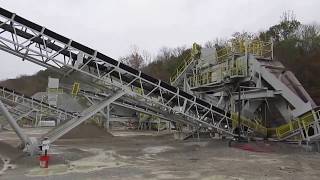 Processing plant at Vulcan Materials Gurley Quarry [upl. by Arlen]