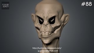 Zbrush Sculpting  Mouse Skull [upl. by Hoffarth678]