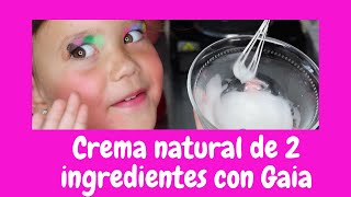 CREMA NATURAL facial HIDRATANTE DE 2 INGREDIENTES muy fácil uso corporal Cosmética Natural Casera [upl. by Eduam]