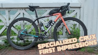 2022 Specialized Crux Pro  First Impressions Review [upl. by Leinaj]