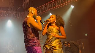 ADEKUNLE GOLD AND SIMI IN LOVED UP PERFORMANCE ON STAGE THROWS FANS INTO FRENZY [upl. by Danzig220]