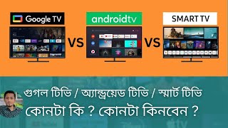 Google টিভি কি  কোন ব্র্যান্ডের গুগল টিভি কত দাম  Google TV Price in Bangladesh [upl. by Meadows]