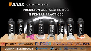 alias 3d printer dental resins [upl. by Peper]