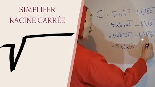 COMMENT SIMPLIFIER UNE RACINE CARREE [upl. by Zeke861]