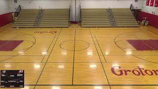 Groton High School vs McGraw Varsity Boys Basketball Mens Varsity Basketball [upl. by Cecilius]