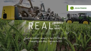 Leading the Tech Revolution to Feed amp Build A Growing World  John Deere CES 2023 Keynote Address [upl. by Eelyak]