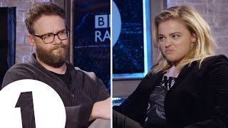 Seth Rogen amp Chloë Grace Moretz Insult Each Other  CONTAINS STRONG LANGUAGE [upl. by Neroc184]