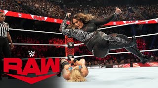 Nia Jax dismantles Zoey Stark Raw highlights Sept 25 2023 [upl. by Audwen]