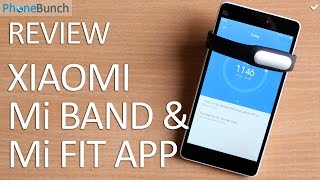 Xiaomi Mi Band and Mi Fit App Review [upl. by Alyar]