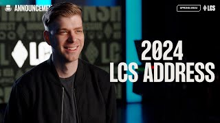 2024 LCS Address [upl. by Mazurek729]