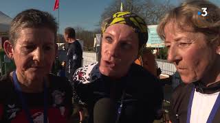 Le Mans  engouement populaire pour le 39e Cross Ouest France [upl. by Elleryt]