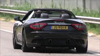 Maserati GranCabrio MC Stradale  Loud Accelerations amp Lovely Sounds [upl. by Kelsey]