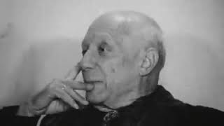 Rare television interview in French featuring Pablo Picasso from 1966 [upl. by Kathie]