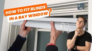 How To Fit Blinds In a Bay Window  Quick amp Easy Tutorial [upl. by Dlanigger]