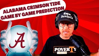 2024 ALABAMA CRIMSON TIDE GAME BY GAME PREDICTION  COLLEGE FOOTBALL [upl. by Keely]