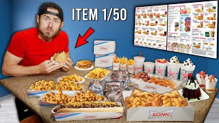 I Finished EVERY ITEM On The Sonic Menu [upl. by Carie]